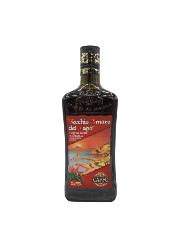 01399-000-9755-jpg Caffo Vecchio Amaro del Capo Hot Red Peperoncino 0,70 Lt. - immagine 1