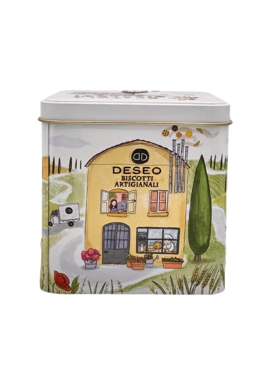 02659-000-11076-jpg Deseo Cantuccini Alle Mandorle IGP Latta Classica/Natale 250 Gr. - immagine 1