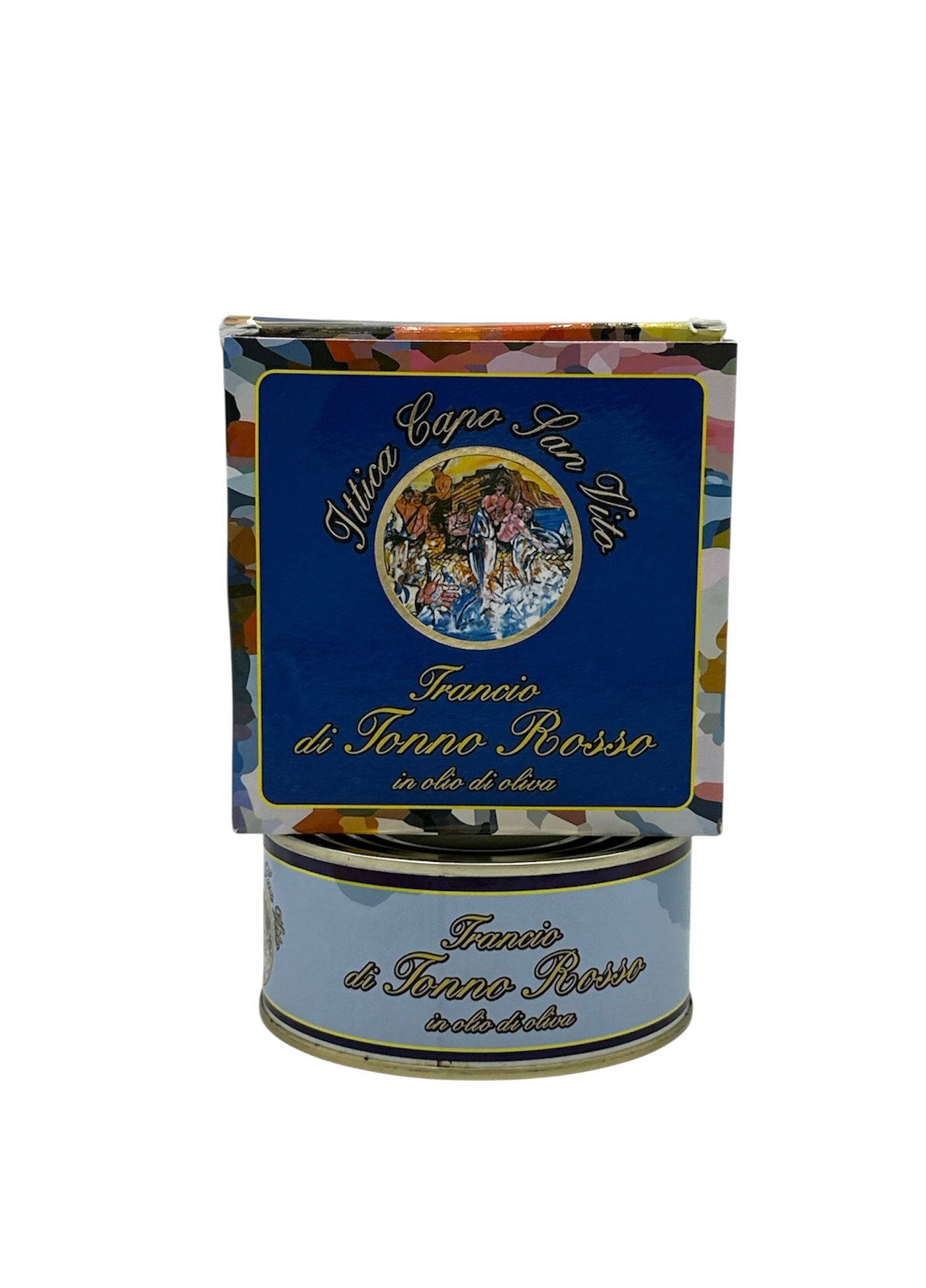 04181-000-12728-jpg Ittica Capo San Vito Tranci di Tonno Rosso in Olio D'Oliva Latta 300 Gr. - immagine 1