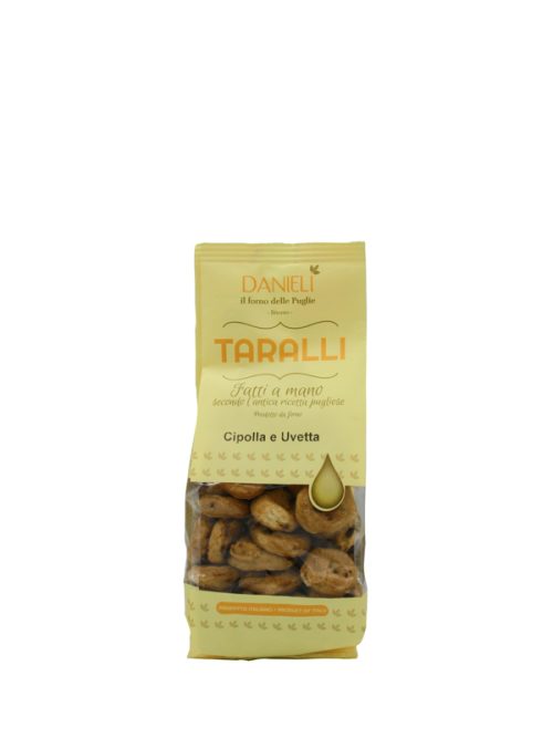 Danieli Taralli Cipolla e Uvetta 240 Gr.