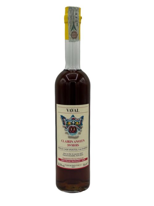 Clairin Ansyen Vaval 39 Mois Julian Biondi 0,70 Lt.
