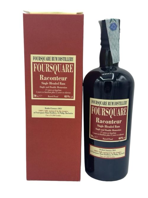 Rum Foursquare Raconteur 61% 0,70 Lt.