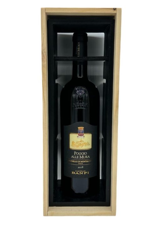 Banfi Cassetta Portabottiglie Poggio alle Mura Brunello di Montalcino DOC 2018 0,75 Lt.
