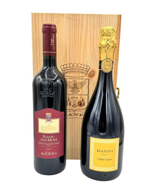 Banfi Cassa Regalo Spumante Brut /Rosso di Montalcino 0,75 Lt.