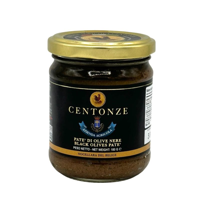Centonze Patè di Olive Nere 180 Gr. - immagine 1