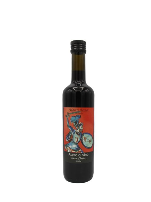 Aceto di Vino Nero D'avola Mastri Acetai 0,50 Lt.