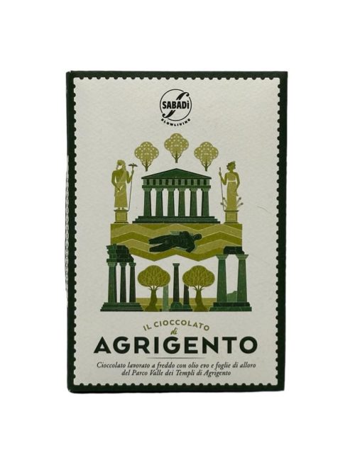 Sabad&igrave; Cioccolato di Agrigento Biologico con Olio Evo e Alloro della Valle dei Templi